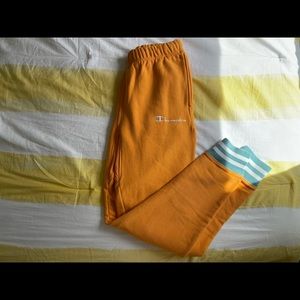 Orange Champion Joggers